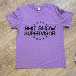 Purple Graphic Tee